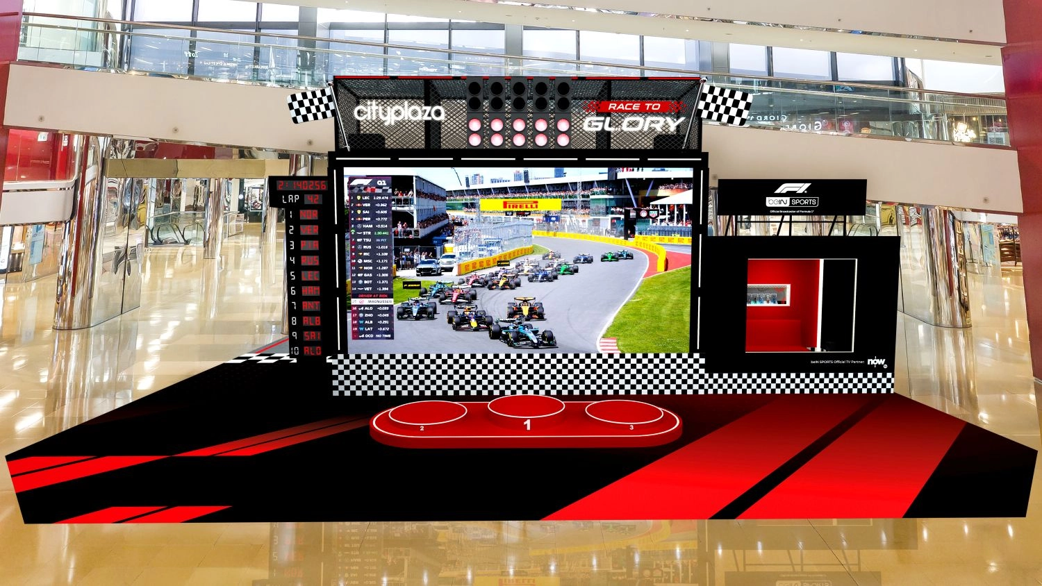 "RACE TO GLORY" Immersive Formula Racing Journey at Cityplaza