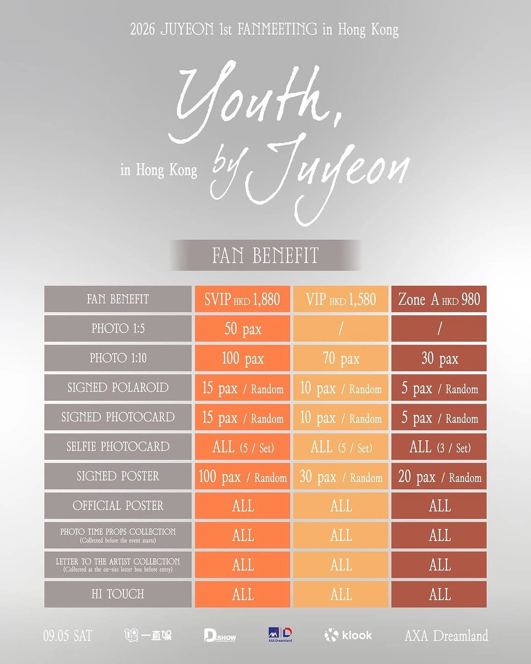 Lee Juyeon "Youth, by Juyeon" 1st FANMEETING Hong Kong Station