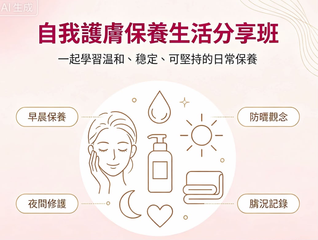自我護膚保養生活分享班