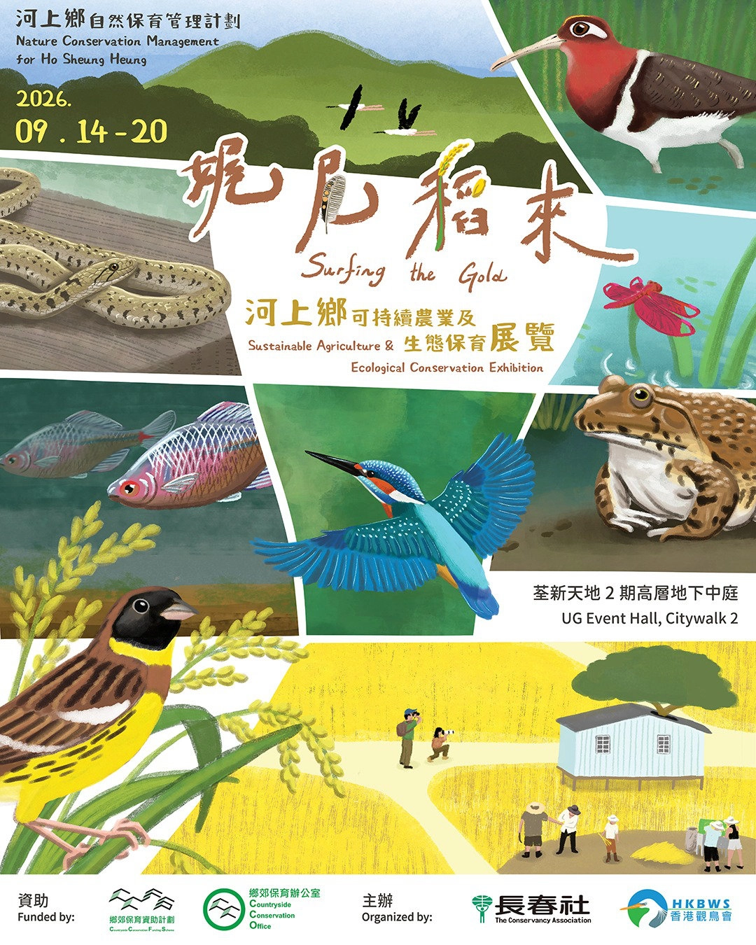「娓尾稻來:河上鄉可持續農業及生態保育」展覽
