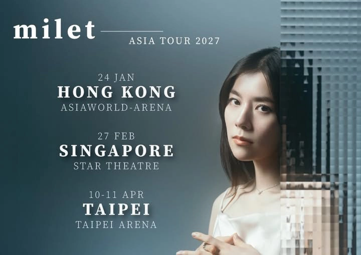 milet "ASIA TOUR 2027" Hong Kong Concert