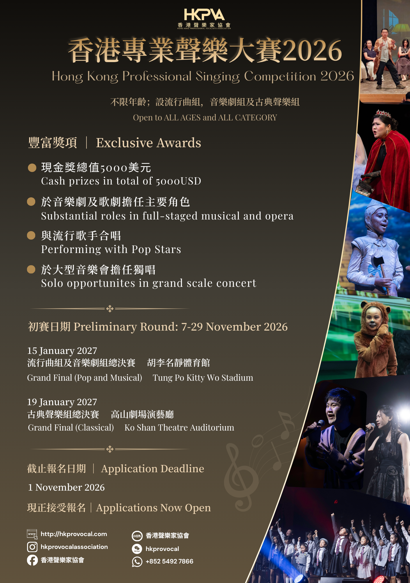Hong Kong Professional Vocal Competition 2026 – Registration