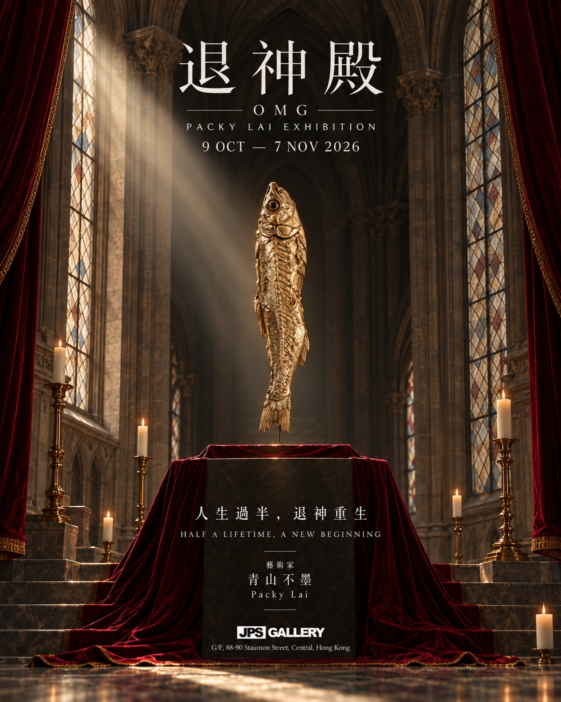 青山不墨 Packy Lai「退神殿」個人展覽