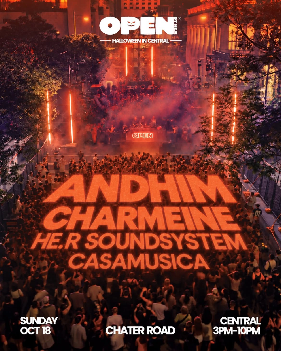 OPEN by HE.R - Halloween in Central Music Festival